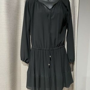 Michael Kors Black Peasant Dress Small